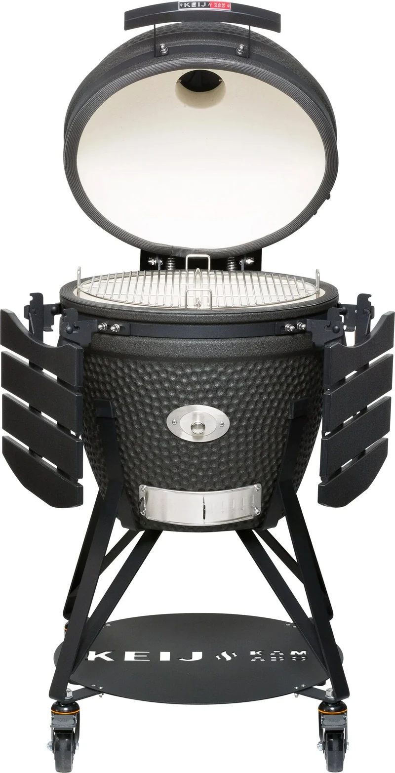 Keij Kamado BBQ Legend Large mat noir - 21 pouces