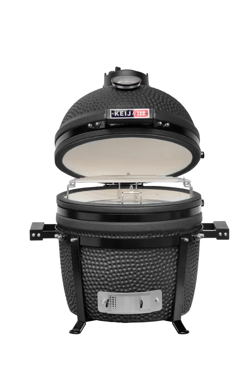 Keij Kamado BBQ Legend Compact Noir Mat - 15 pouces