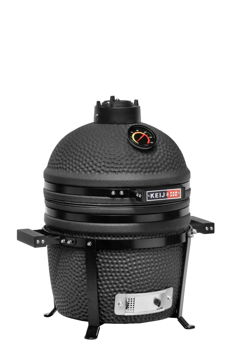 Keij Kamado BBQ Legend Compact Noir Mat - 15 pouces