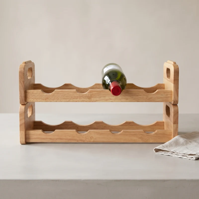 Casier à vin Cosy & Trendy en bois - Empilable - 4 bouteilles