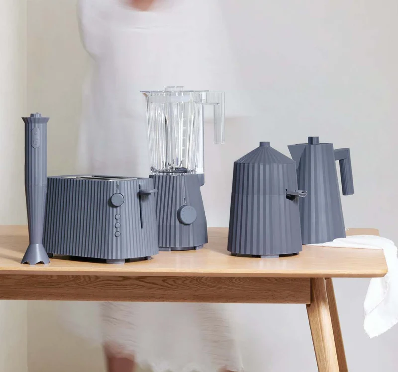 Carafe Isotherme Alessi Plissé Grise - 1 litre - Michele De Lucchi - MDL12 G