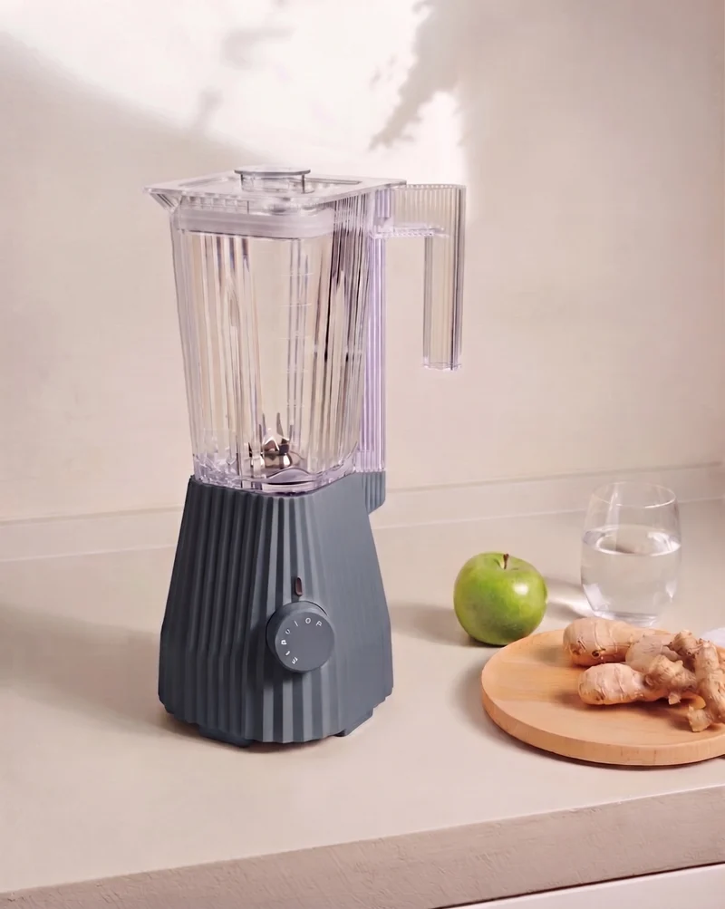 Blender Alessi Plissé Gris - 1,5 litre - 700 W - Michele de Lucchi - MDL09 G