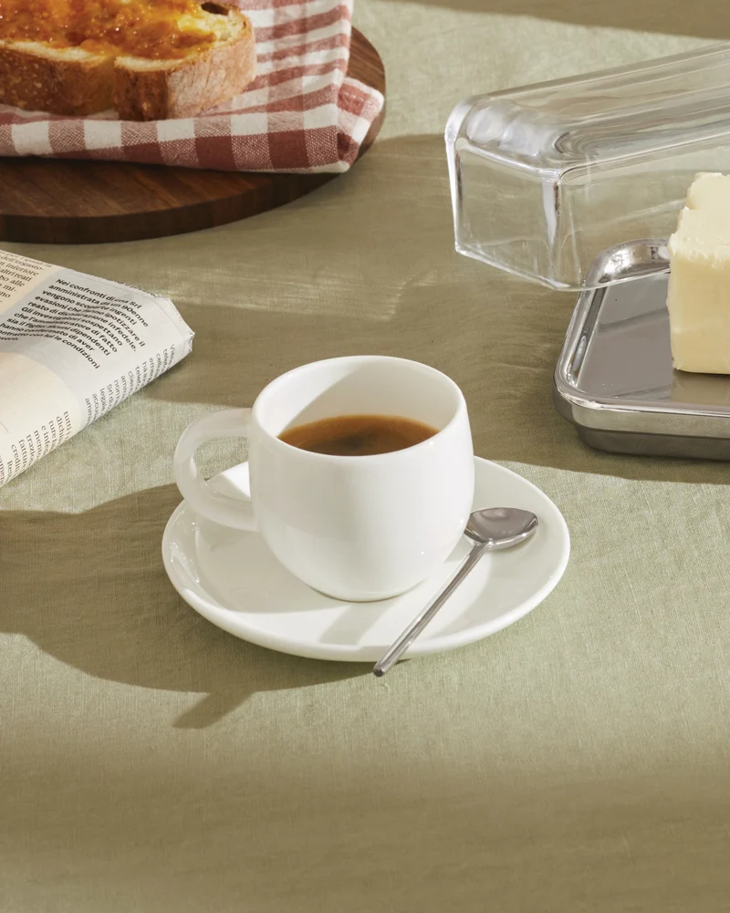Tasses à café Alessi All-Time 270 ml - 4 pièces - Guido Venturini - AGV29/78