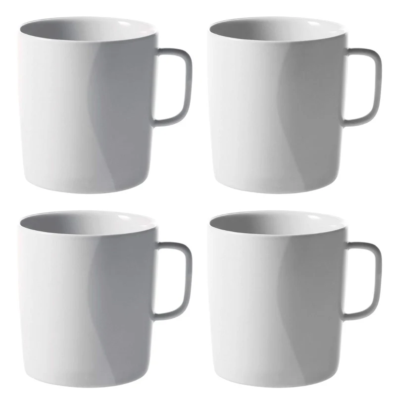 Ensemble de mugs Alessi PlateBowlCup 300 ml - 4 pièces - Jasper Morrison - AJM28/89