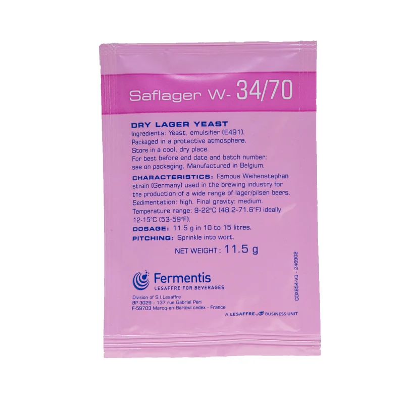Fermentis Saflager W-34/70 Dry Lager Yeast