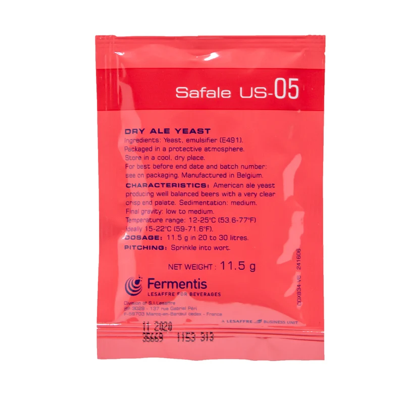 Fermentis Safale US-05 Dry Ale Yeast