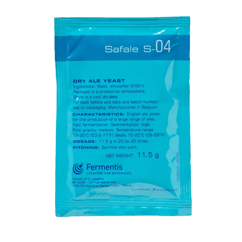 Fermentis Safale S-04 Dry Ale Yeast