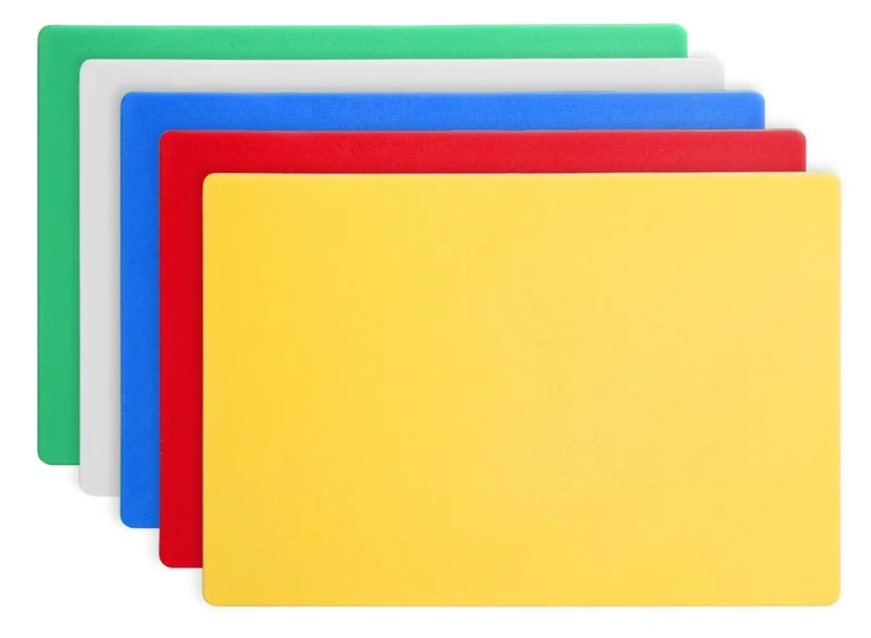 Ensemble de planches à découper Cookinglife HACCP 5 pièces - 45 x 30 cm