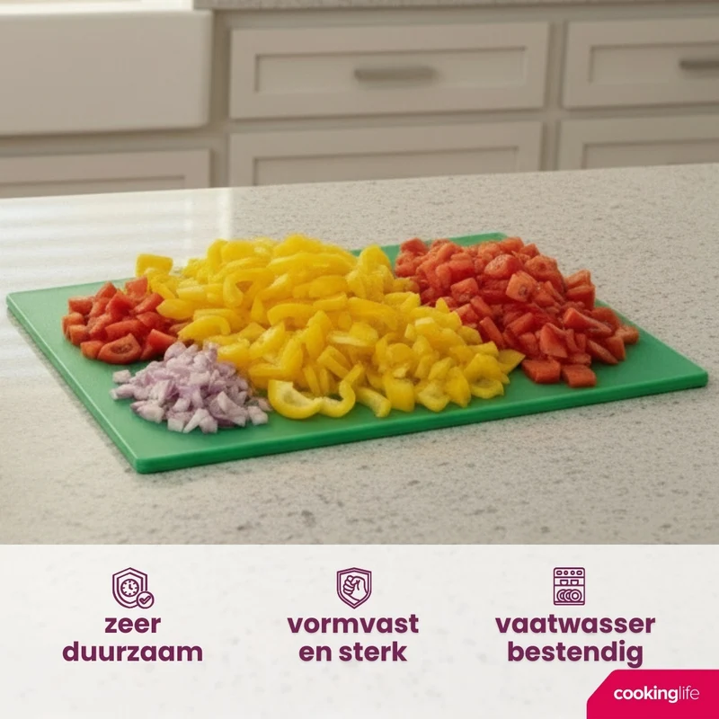 Ensemble de planches à découper Cookinglife HACCP 5 pièces - 45 x 30 cm