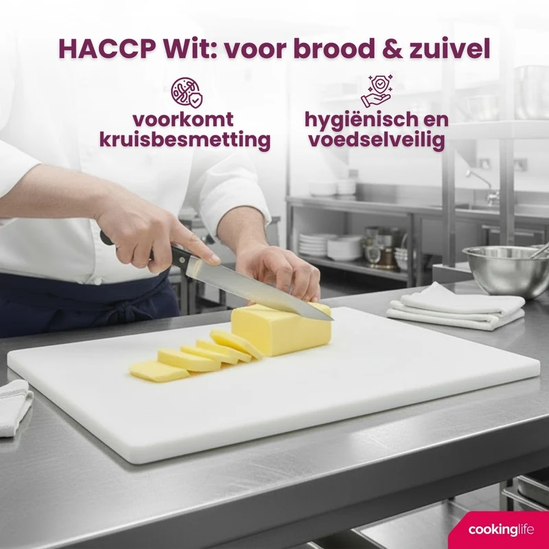 Ensemble de planches à découper Cookinglife HACCP 5 pièces - 45 x 30 cm