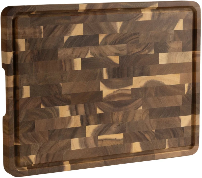 Planche à Découper Namture Acacia XL - 40 x 30 cm - En Bois pour Préparer et Servir