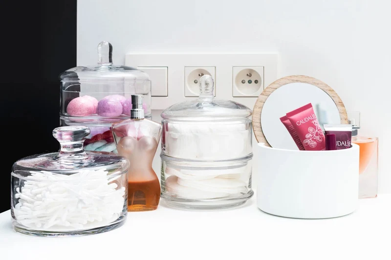 Bonbonnière en verre Cosy & Trendy - 2 étages - Ø 12 cm