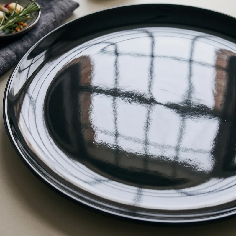 Assiettes à pizza Arcoroc Evolutions Noir - ø 32 cm - 6 pièces