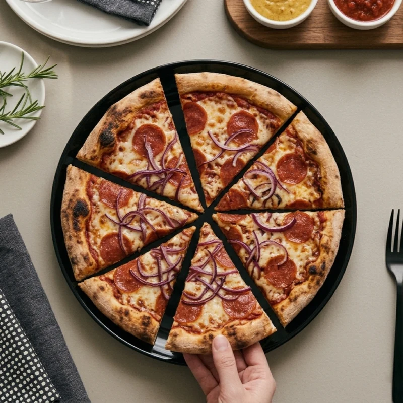 Assiettes à pizza Arcoroc Evolutions Noir - ø 32 cm - 6 pièces