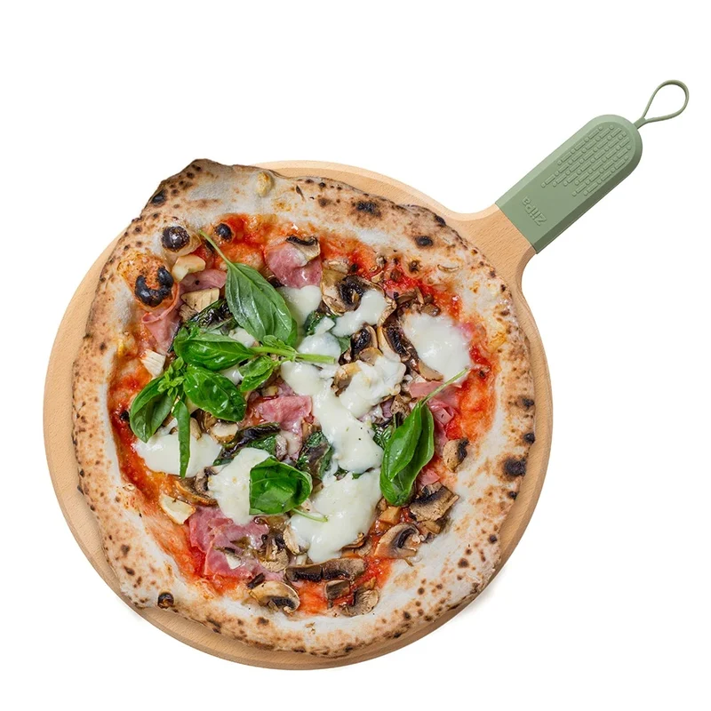 Planche de service / Planche à pizza ZiiPa Sora en bois de hêtre Eucalyptus - ø 31 cm