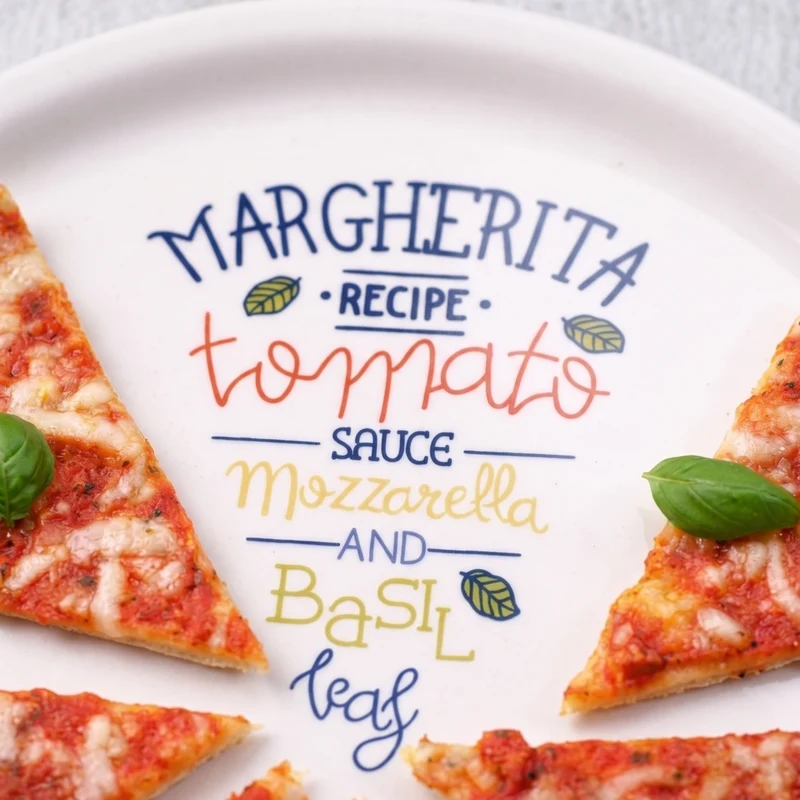 Assiettes à pizza Cosy & Trendy Margarita - ø 30 cm - 6 pièces