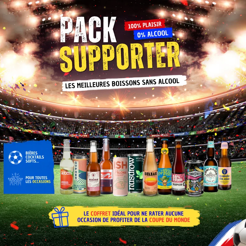 Coffret Coupe du Monde — L’Équipe Type Sans Alcool (12 boissons)