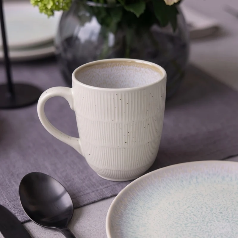 Cookinglife Mugs Nola Beige 350 ml - 6 pièces