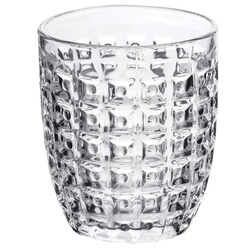 Villa d'Este Home Verres à eau Géométrie Multicolore - 300 ml - 6 pièces