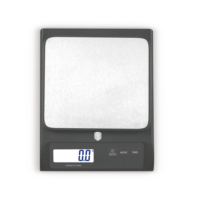 Balance de cuisine numérique BerlingerHaus anthracite - Capacité maximale de 6 kg