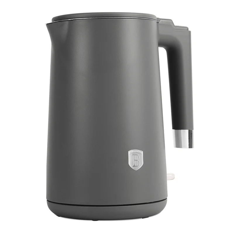 Bouilloire Électrique BerlingerHaus Double Paroi Mat Anthracite - 1,7 L - 1800W