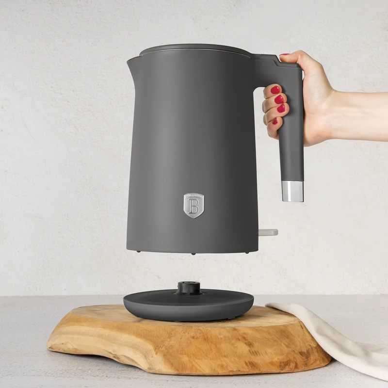 Bouilloire Électrique BerlingerHaus Double Paroi Mat Anthracite - 1,7 L - 1800W
