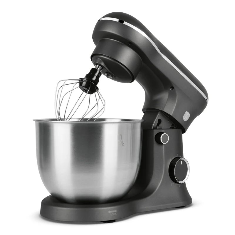 Robot de cuisine BerlingerHaus Mat Anthracite - Bol en inox 5 Litres - 1500W