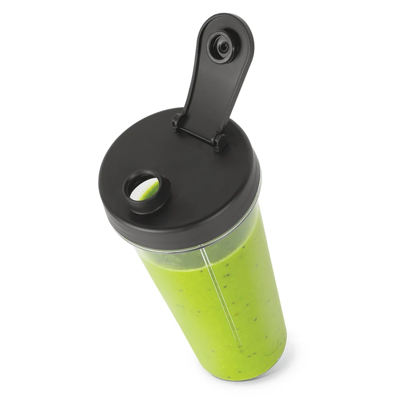 Mini Blender à Smoothie To Go BerlingerHaus Mat Anthracite - Inclut 2 Gobelets - 320W