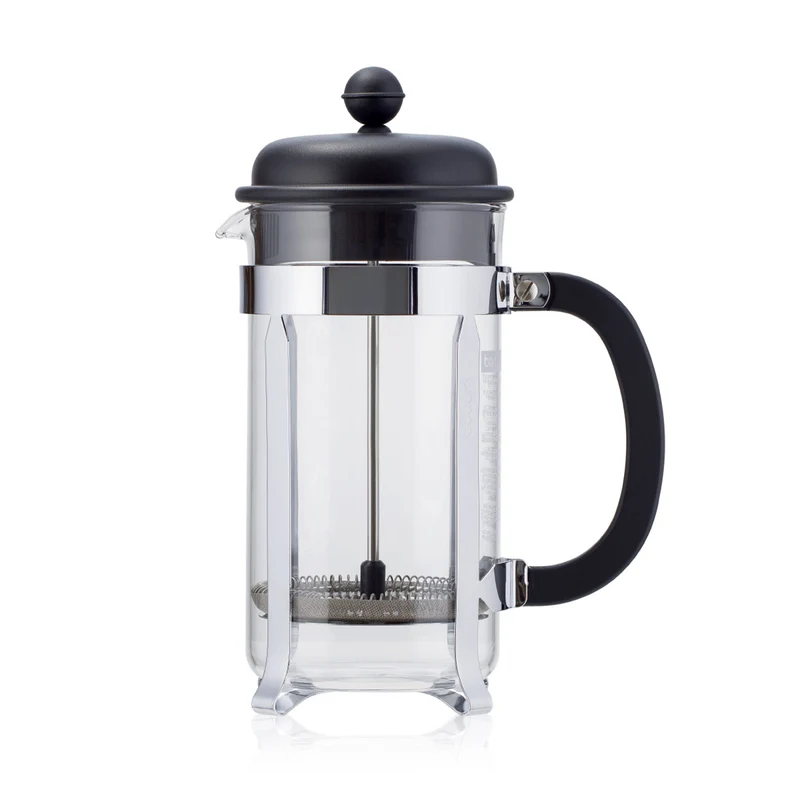Cafetière Bodum - Caffettiera - Presse française avec couvercle en plastique 8 tasses - 1 litre