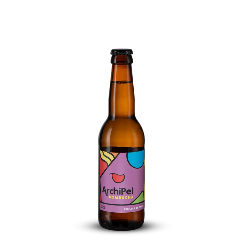Kombucha Cassis Bio - Archipel Kombucha