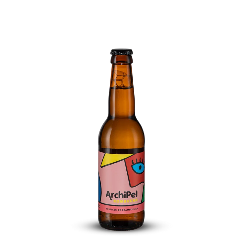 Kombucha Framboisier Bio - Archipel Kombucha