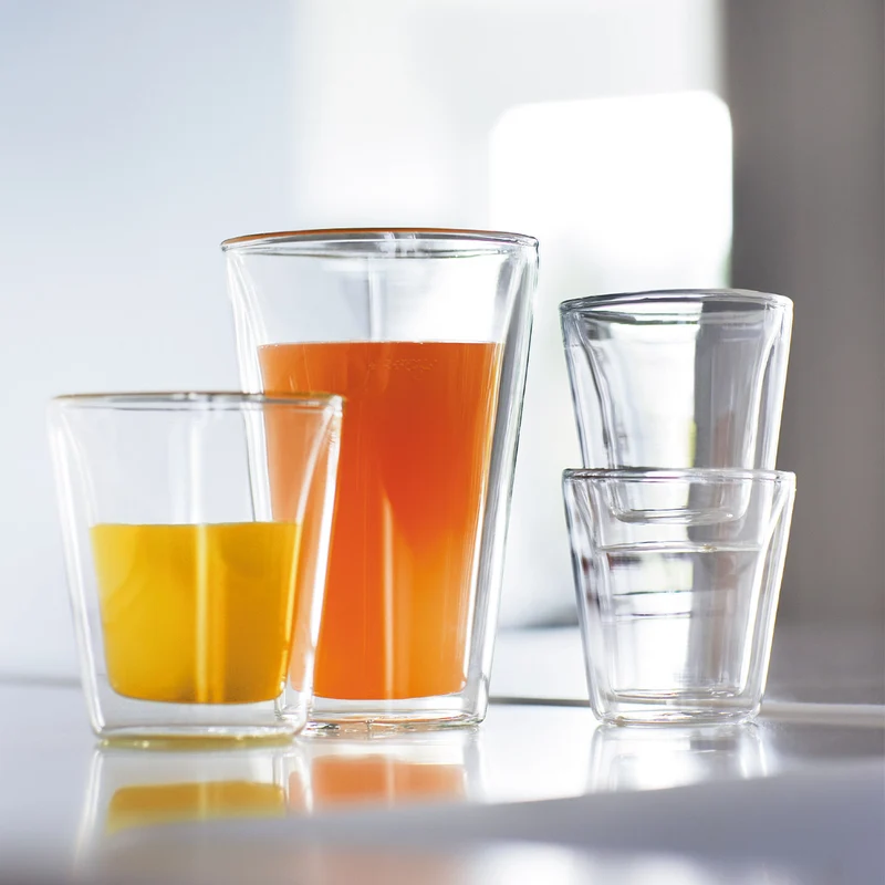 Verre à café et à thé double paroi Bodum Canteen - Valve brevetée - 200 ml - 2 pièces