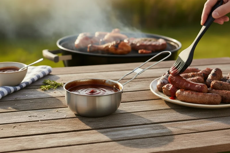 Cookinglife Ensemble complet BBQ Spareribs - Avec rub, support, casserole & papier à boucher