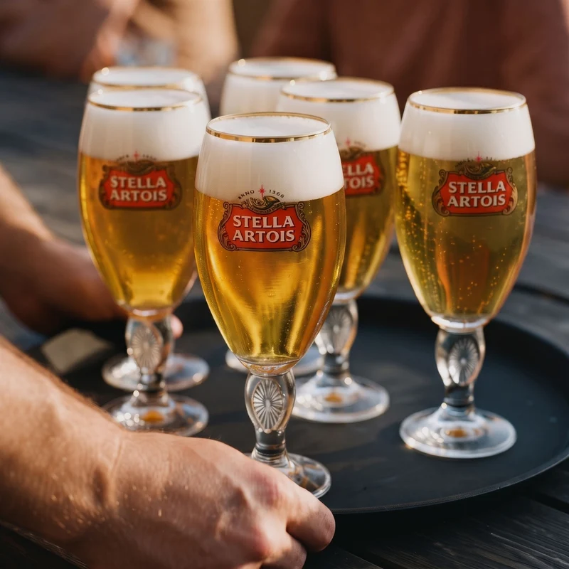 Verres à bière Stella Artois - Calice - 250 ml - 6 pièces