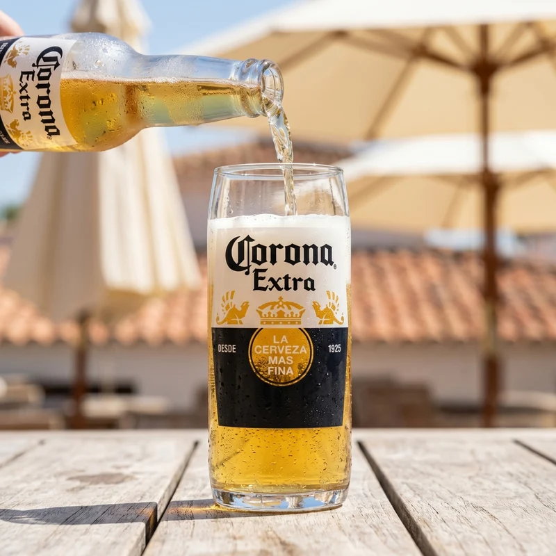 Verres à bière Corona 330 ml - 6 pièces