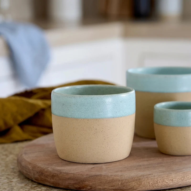 Costa Nova Tasses à café Arenito Aqua 200 ml - 6 pièces