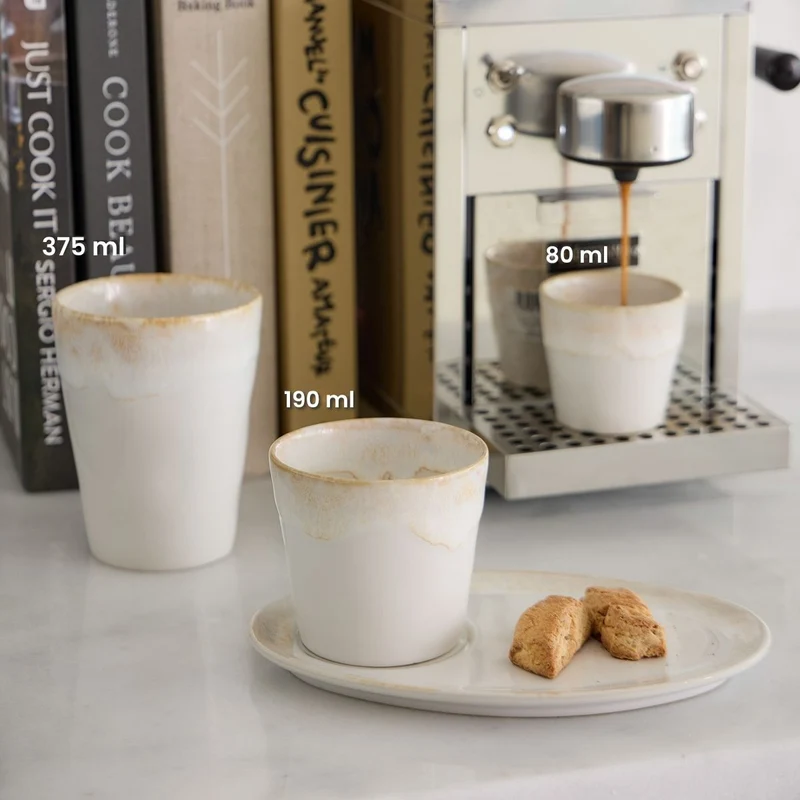 Costa Nova Tasses à café Grespresso White 190 ml - 3 pièces