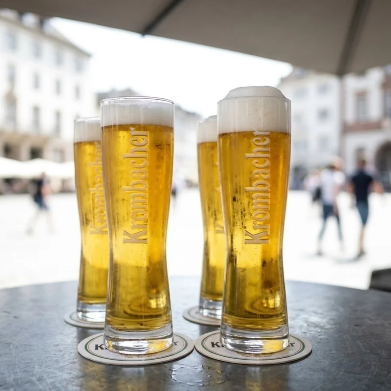 Verres à bière Krombacher Star Cup 250 ml - 2 pièces