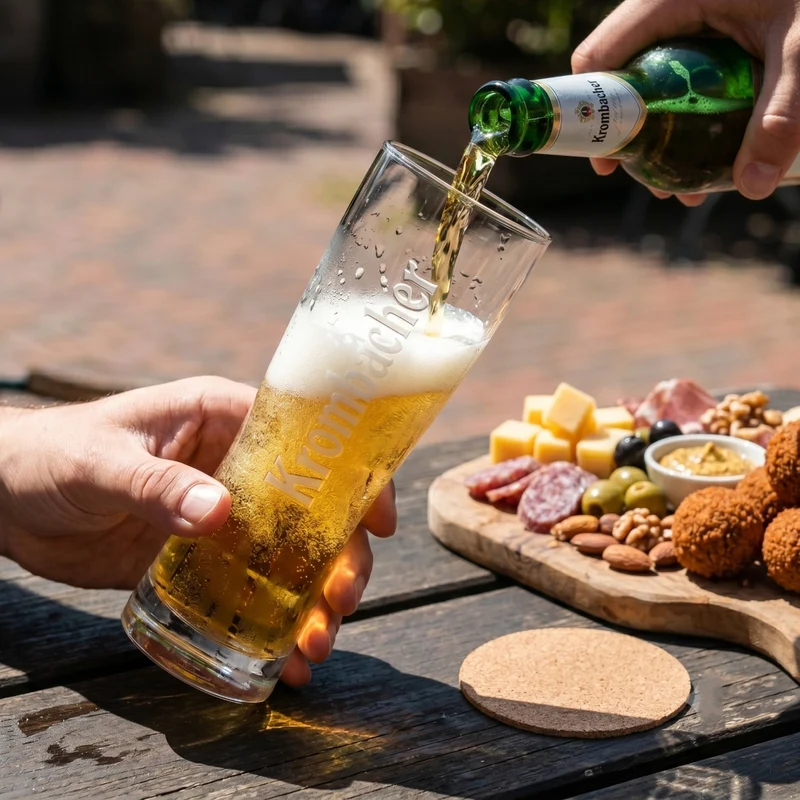 Verres à bière Krombacher Star Cup 250 ml - 2 pièces