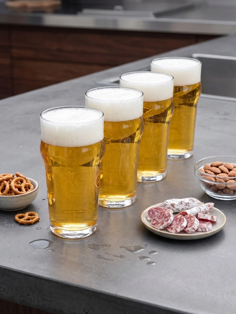 Verres à bière Cookinglife Nonic 340 ml - 6 pièces