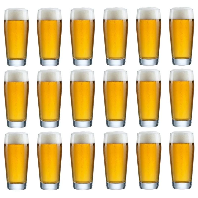 Verres à bière Cookinglife Willybecher 330 ml - 18 pièces