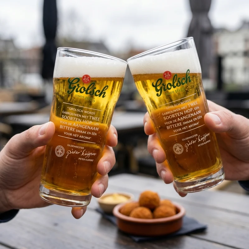 Verres à bière Grolsch Craft - 250 ml - 4 pièces