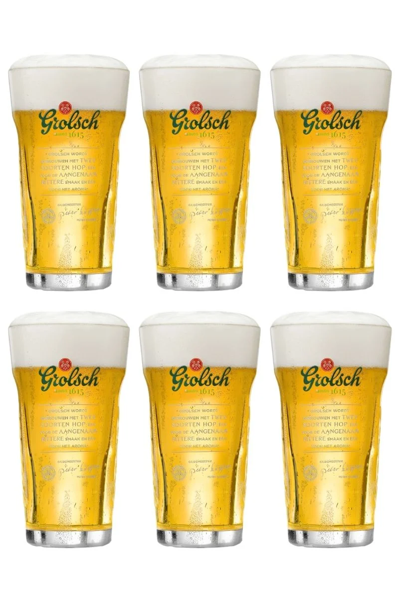 Verres à bière Grolsch Craft - 250 ml - 6 pièces