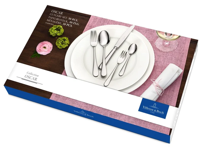 Ensemble de couverts Villeroy & Boch Oscar - 30 pièces / 6 personnes