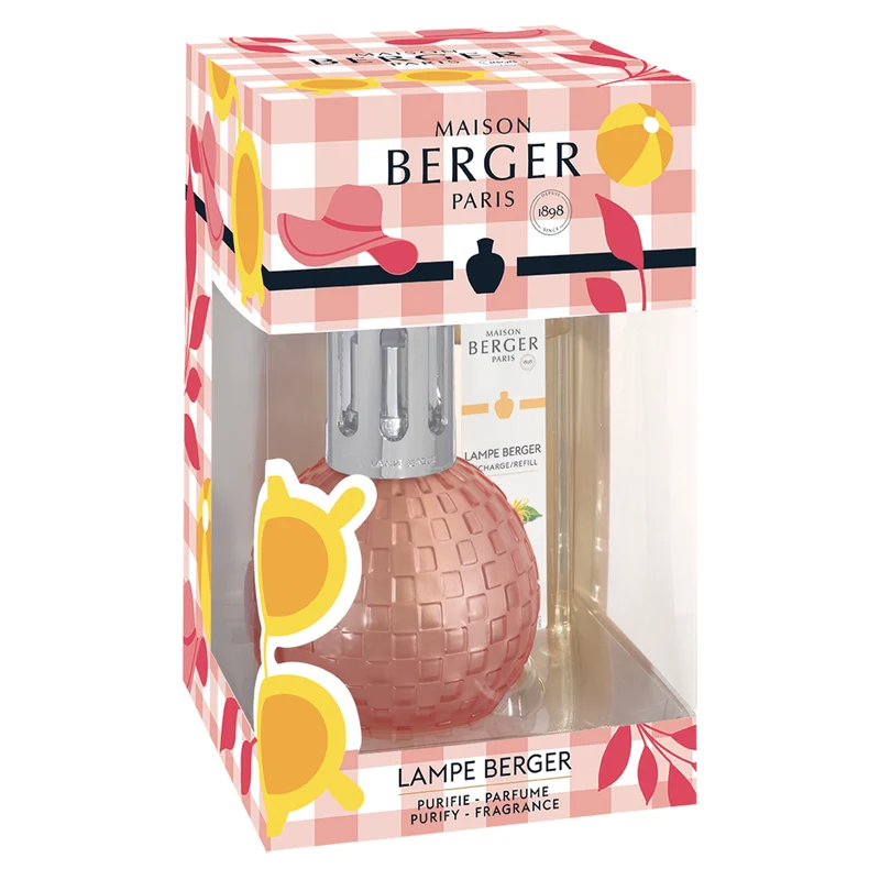 Coffret Lampe Berger Maison Berger - Disco Pêche - Soleil Fruité