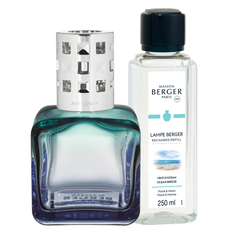 Coffret Lampe Berger Maison Berger - Glaçon Turquoise/Bleue - Vent d'Océan