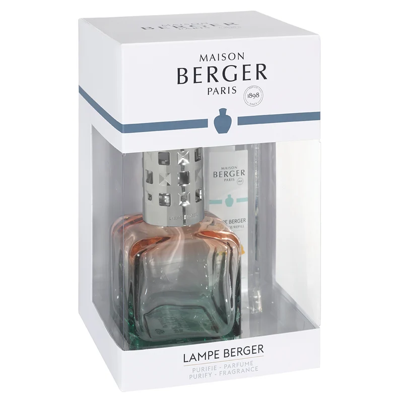 Coffret Lampe Berger Maison Berger - Glaçon Pêche/Verte - Zeste de Verveine
