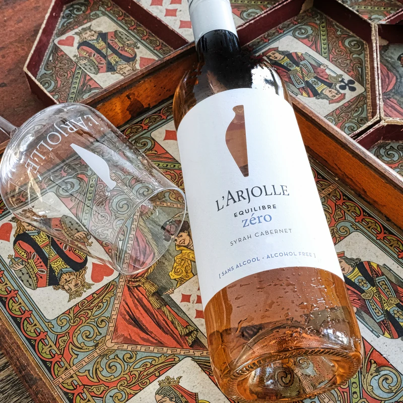Syrah Cabernet - Rosé sans alcool 0% - Domaine de l'Arjolle