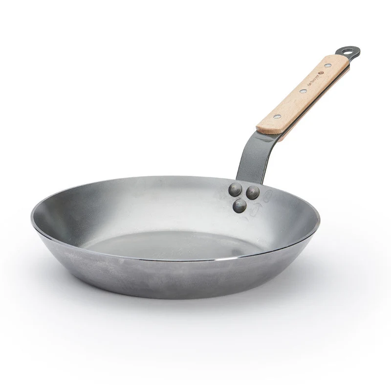 Poêle De Buyer Mineral B en bois - ø 26 cm - Sans revêtement antiadhésif