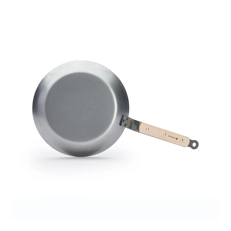 Poêle De Buyer Mineral B en bois - ø 26 cm - Sans revêtement antiadhésif